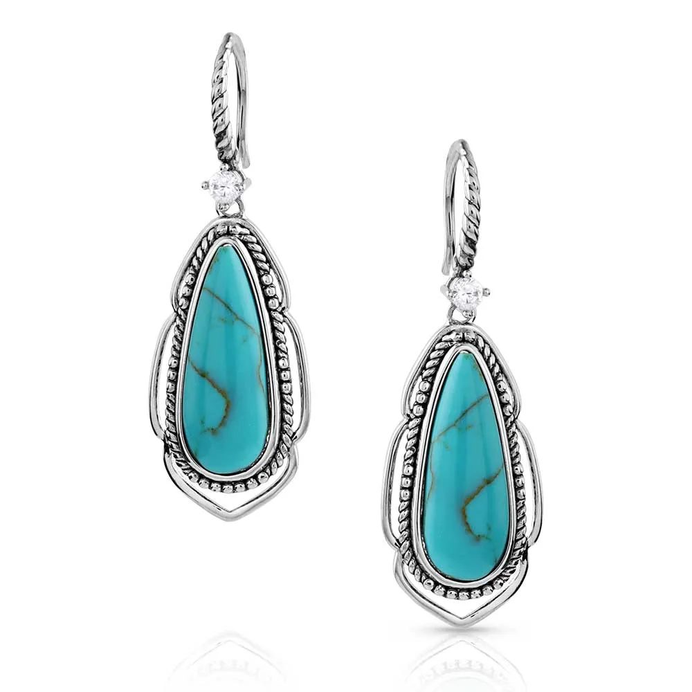 Montana Silversmiths® Radiant Western Skies Turquoise Earrings