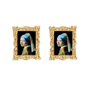 Oil Painting Aesthetic Earrings