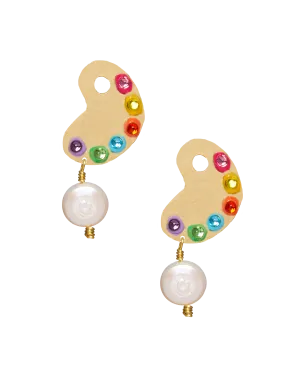 Paint Palette Earrings