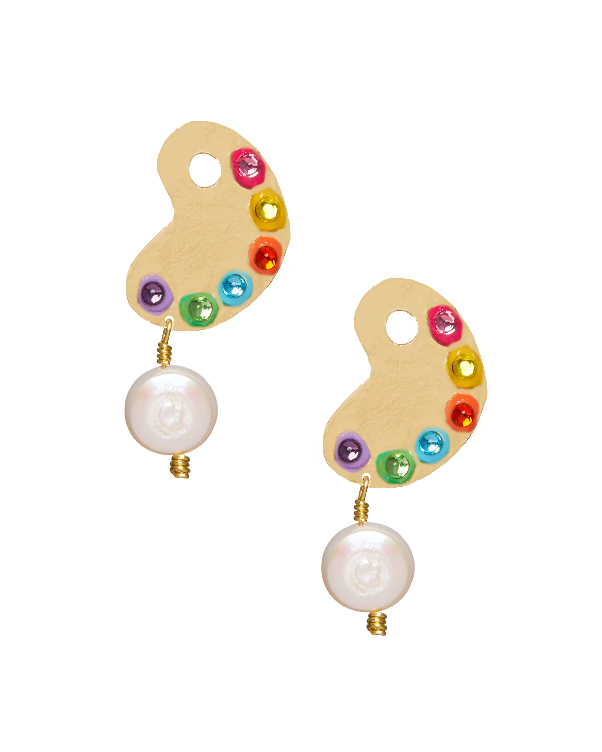 Paint Palette Earrings