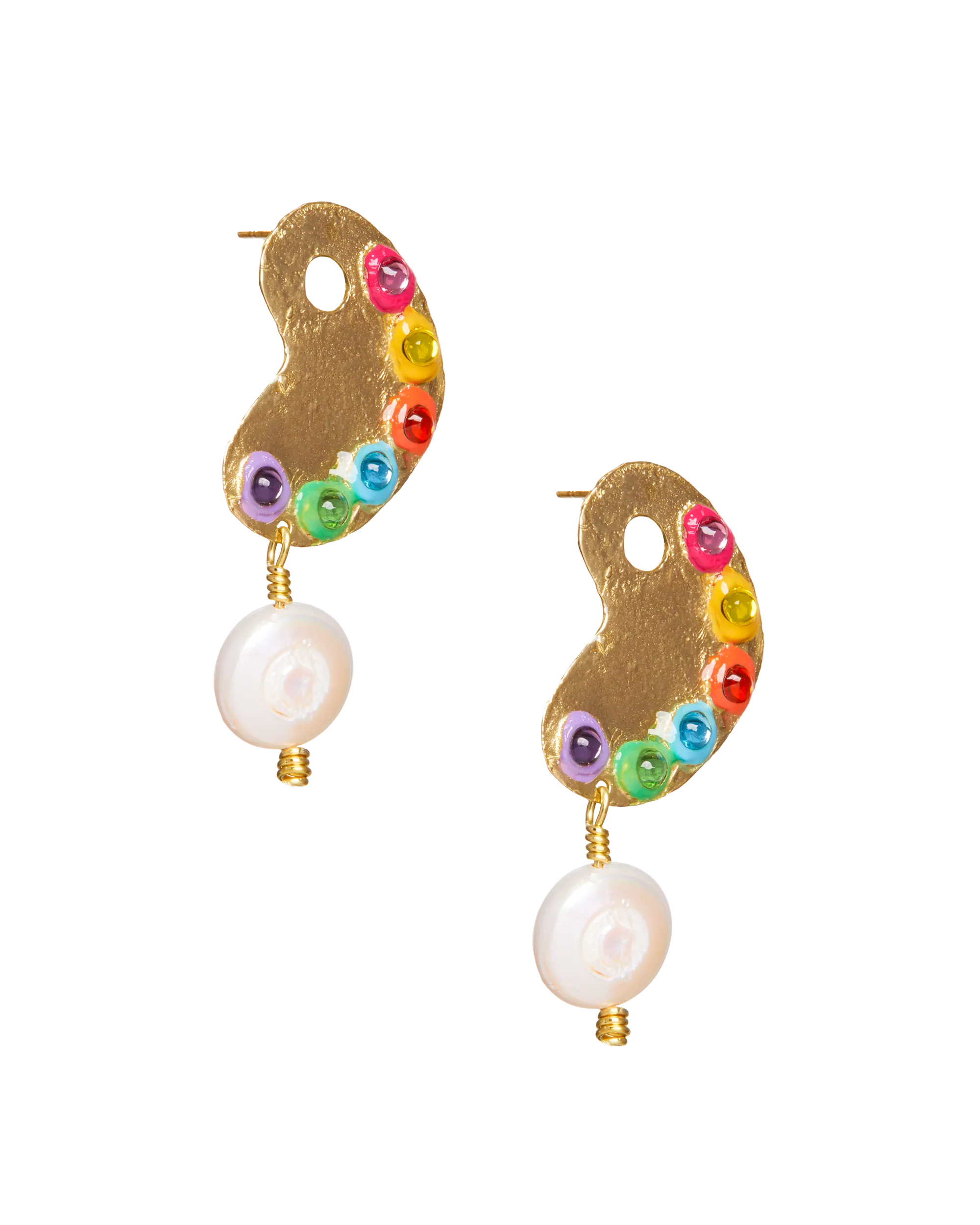 Paint Palette Earrings