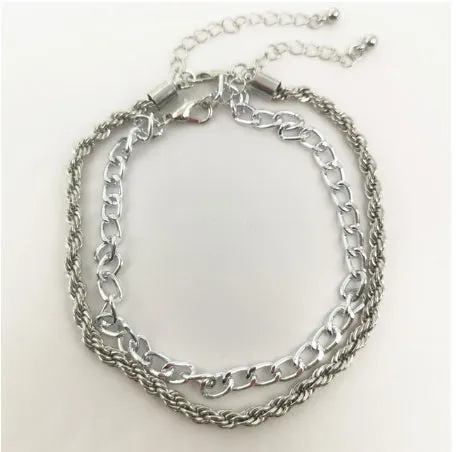 Punk Style Temperament Snake Bone Chain Anklet