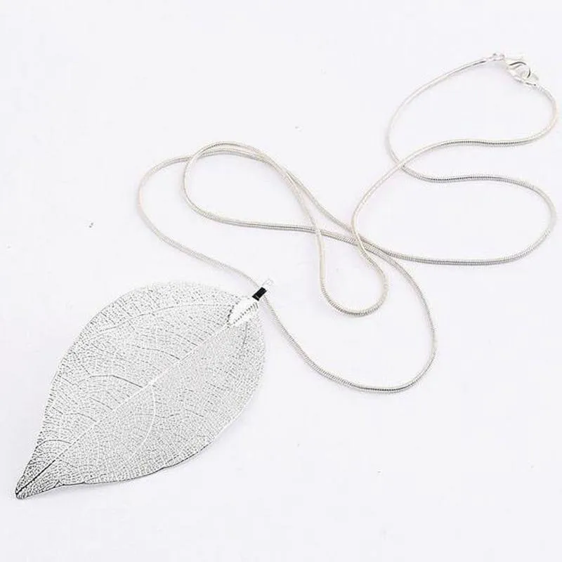 Real Leaf Necklace