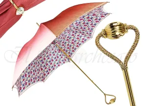 Romantic Umbrella with Heart handle