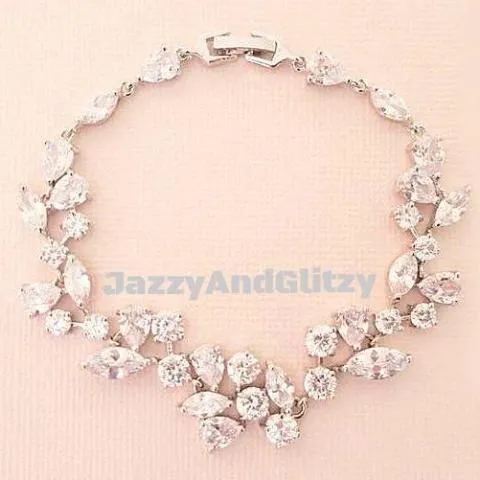 Rose Gold CZ Bracelet Spring