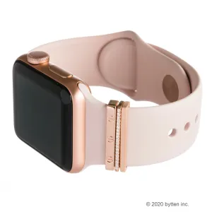 rosiest mini glam stack™ • Apple Watch & Fitbit band accessory