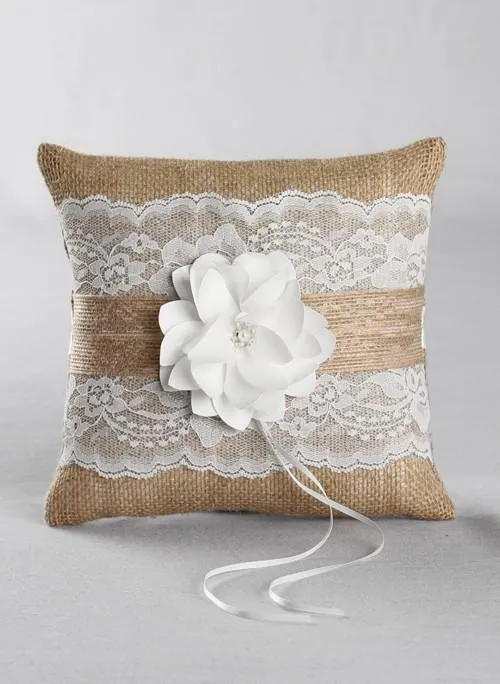 Rustic Garden Ring Pillow