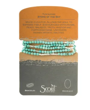 Scout Stone Wrap - Turquoise/silver - Stone of the Sky