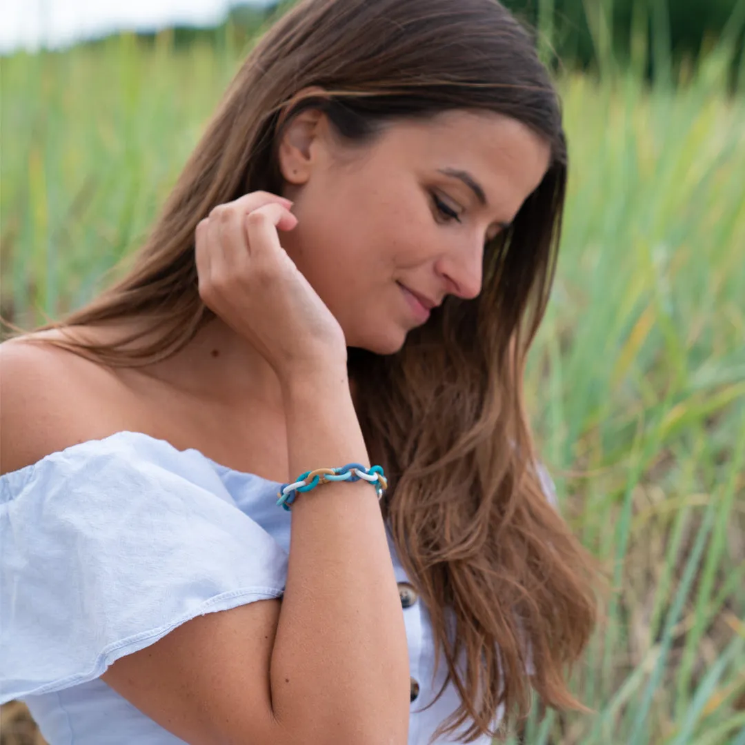 Sea Rainbow Bronze Bracelet