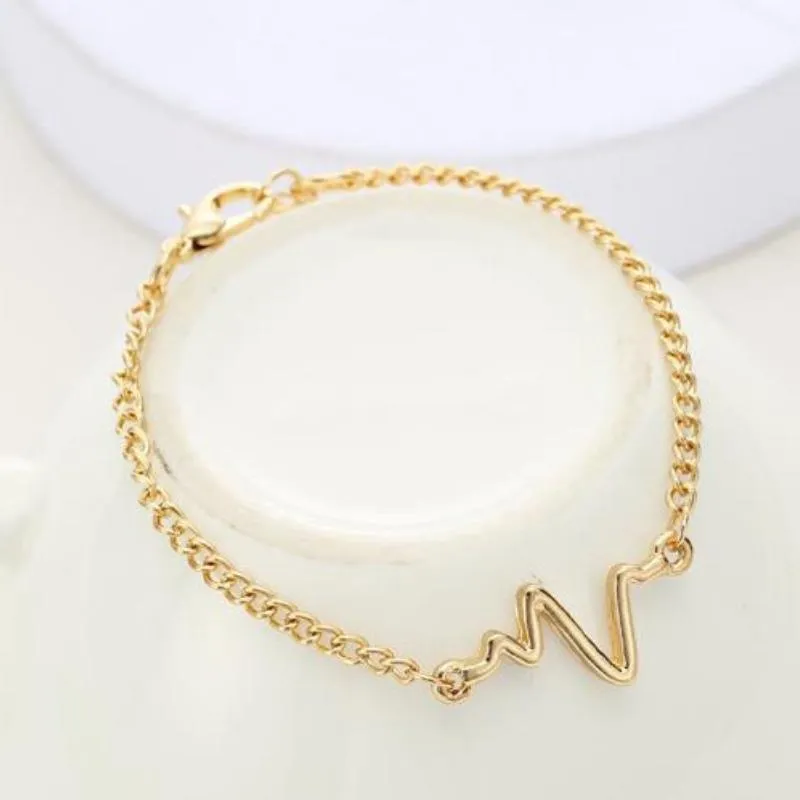 Simple Heartbeat Bracelet