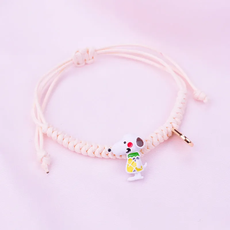 Simple Korean Style Ribbon Braided Bracelet