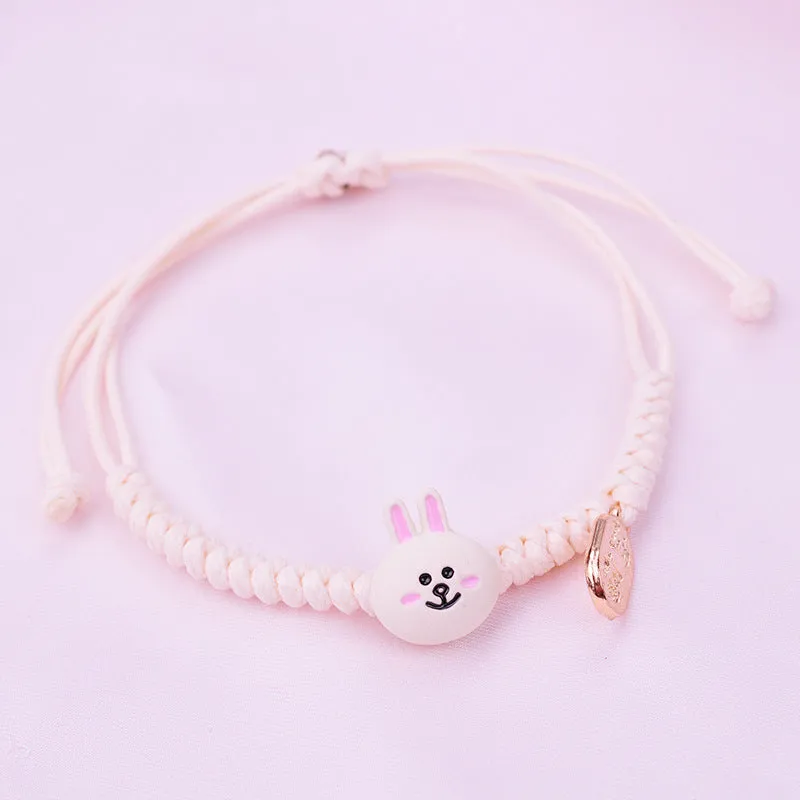 Simple Korean Style Ribbon Braided Bracelet