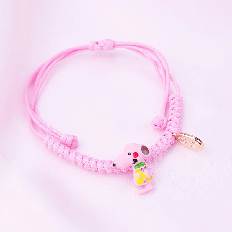 Simple Korean Style Ribbon Braided Bracelet