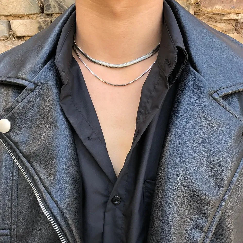 Snake Bone Chain Choker