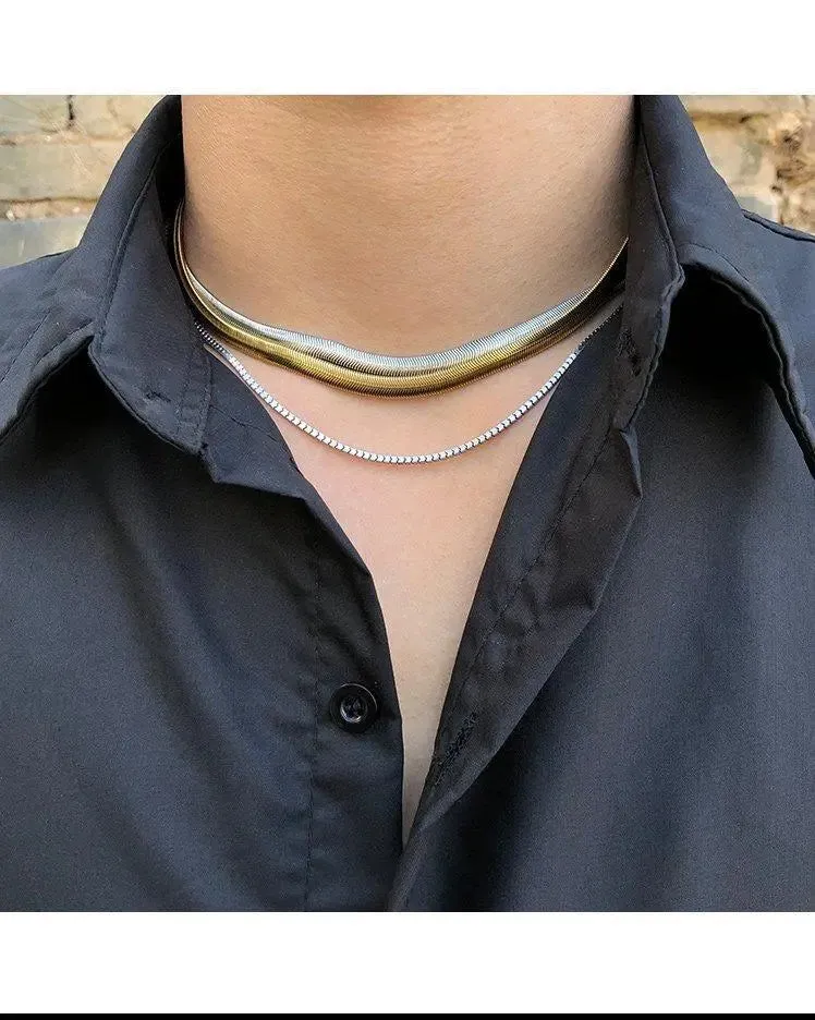 Snake Bone Chain Choker