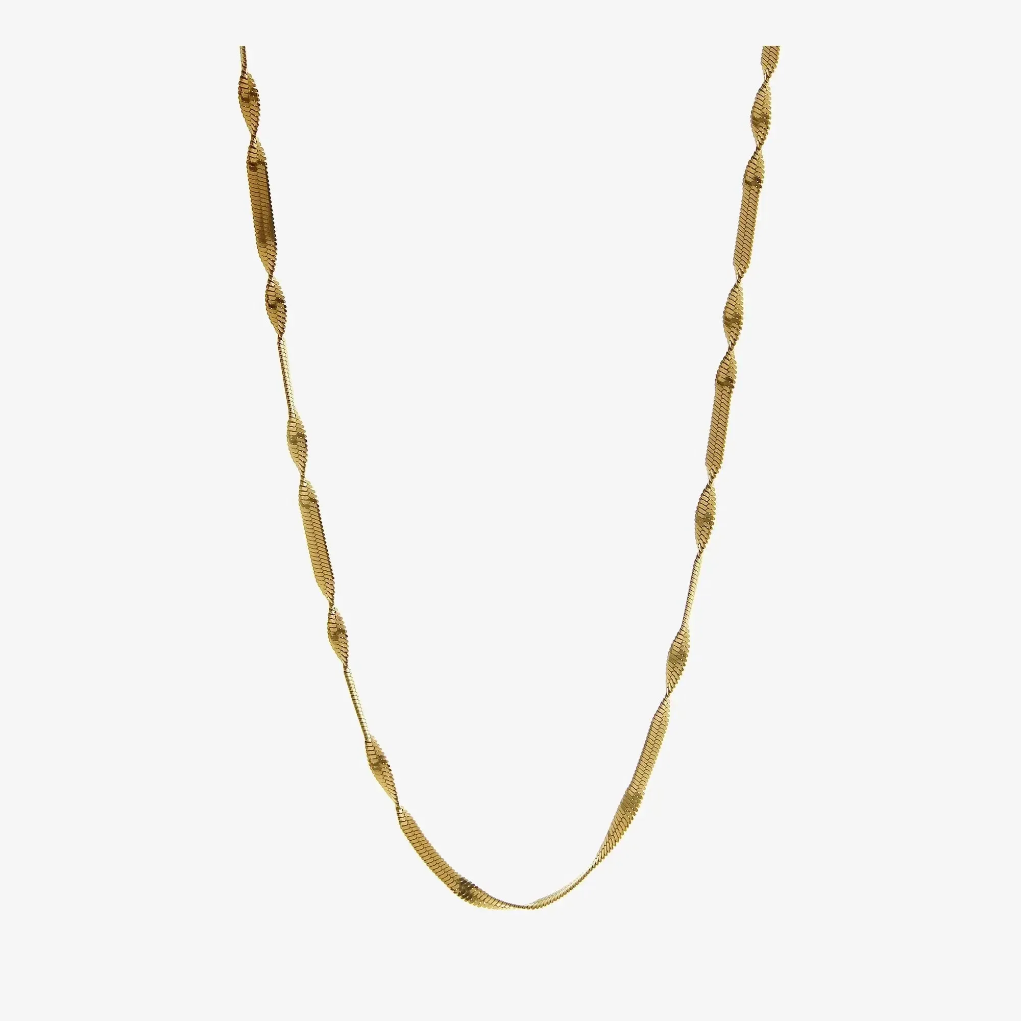 Snake Bone Chain Necklace