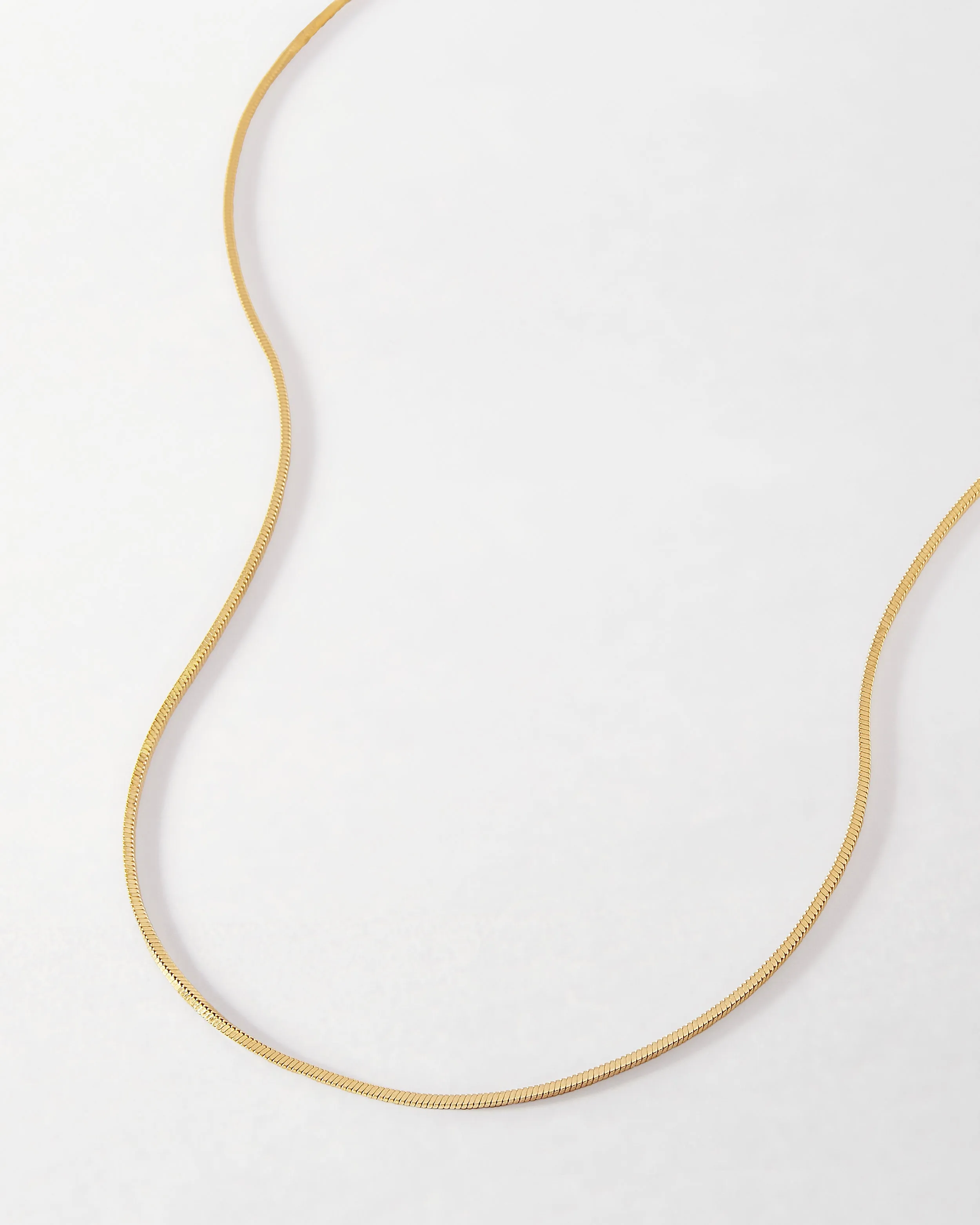 Snake Chain Necklace - Gold