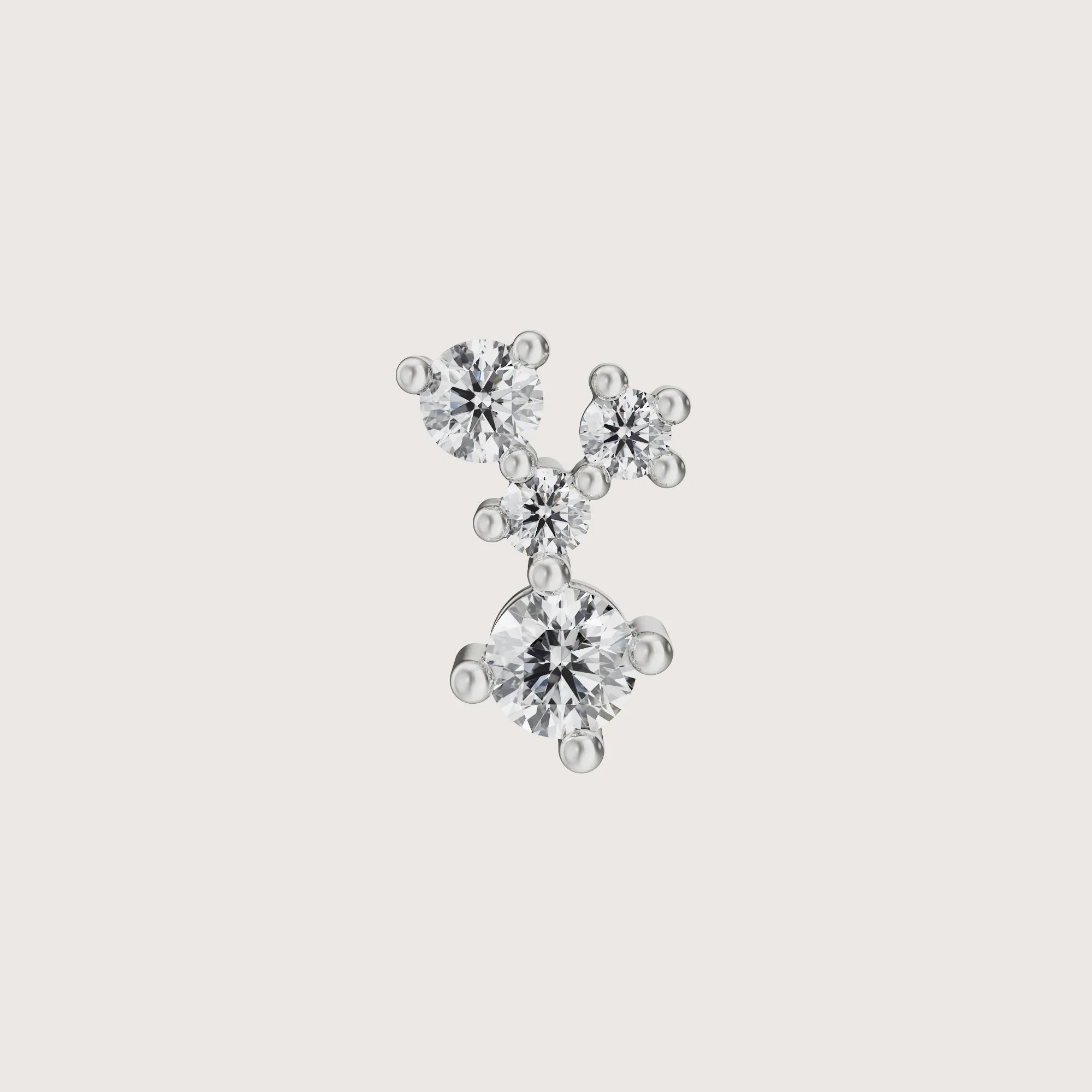 Stardust Singular Earring Diamond