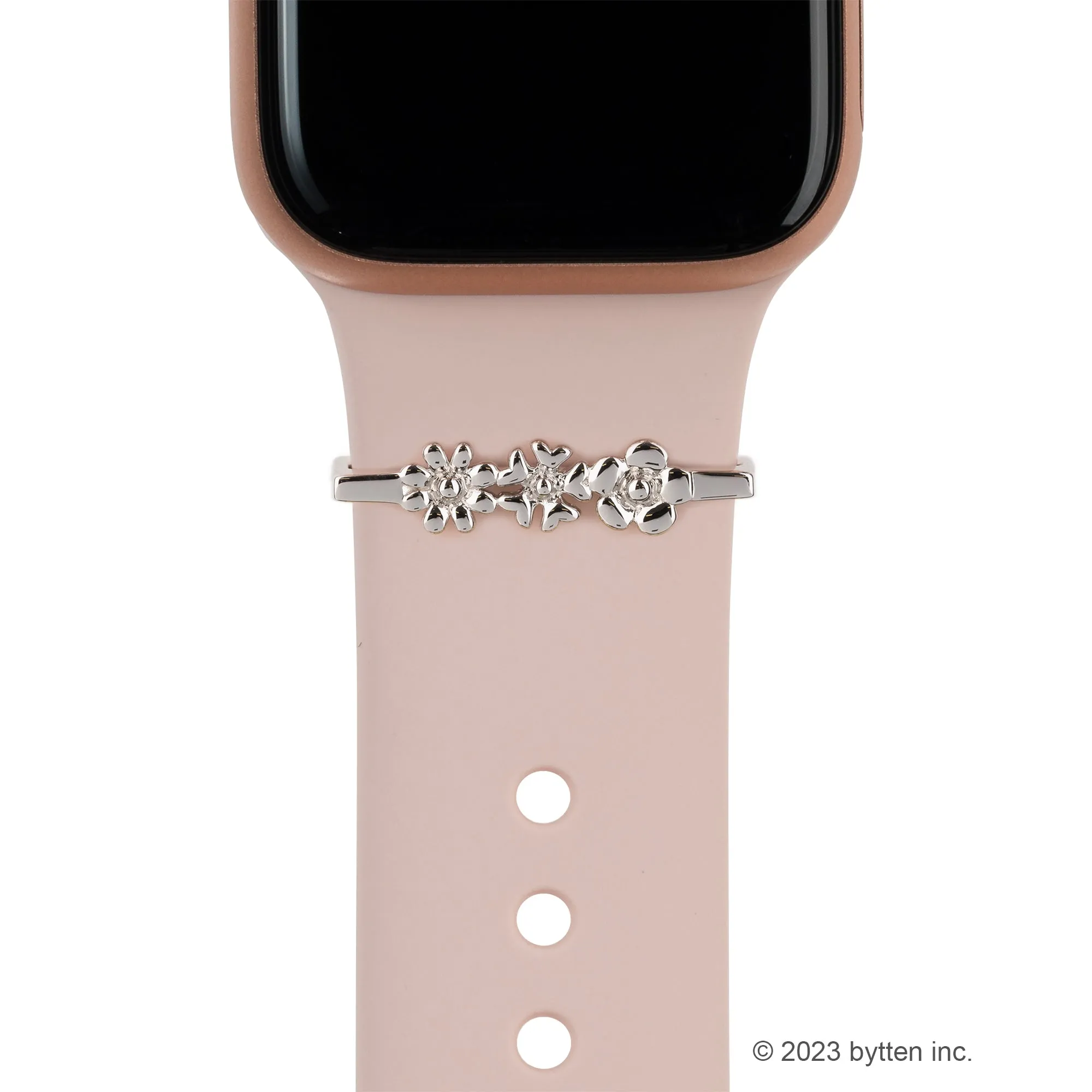 triple flower ring • Apple Watch & Fitbit band accessory