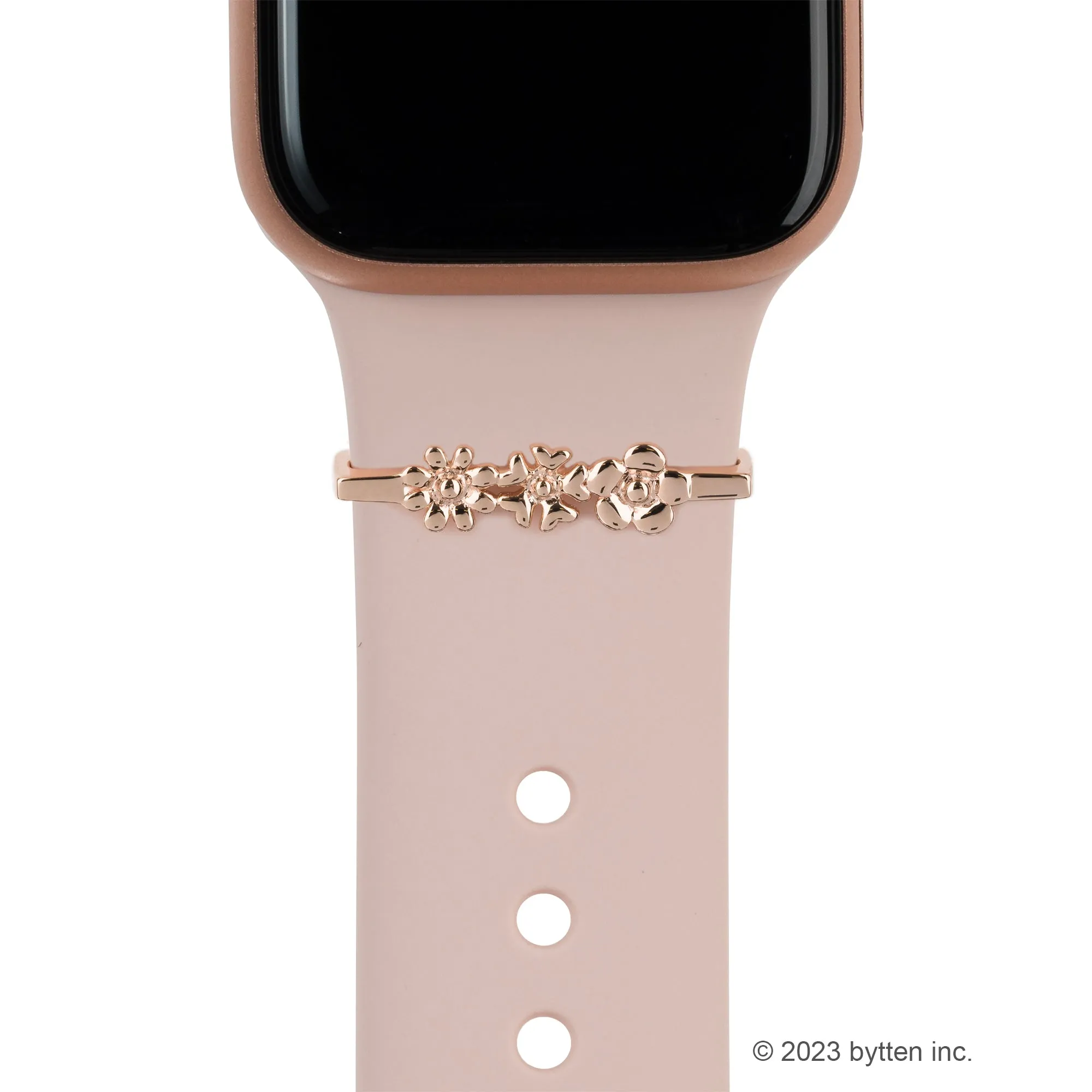 triple flower ring • Apple Watch & Fitbit band accessory