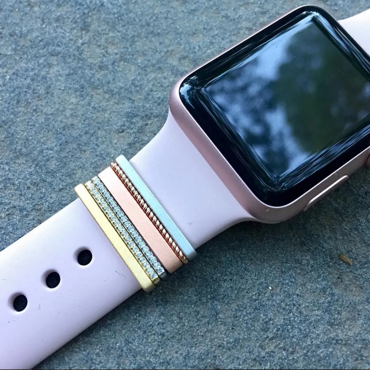 ultimate glam stack™ • Apple Watch & Fitbit band accessory