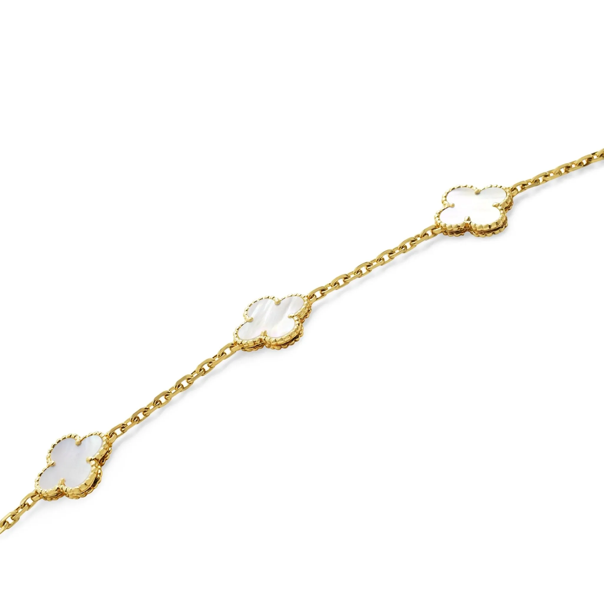 Van Cleef & Arpels Vintage Alhambra 20-Motif Long Necklace