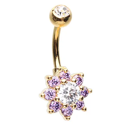 Velvet Beauteous Daisy Belly Ring